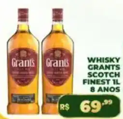 Supermercado Padrão whisky grants scotch finest tl 8 anos oferta
