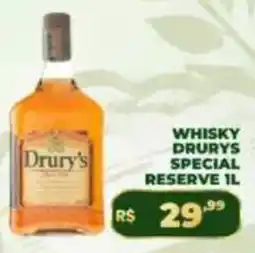Supermercado Padrão Whisky drury's special reserve 1l oferta