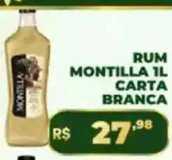 Rum montilla 1l carta branca