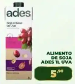 Supermercado Padrão Alimento de soja ades 1l uva oferta