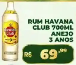 Supermercado Padrão rum havana club anejo 3 anos oferta