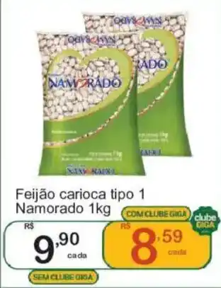 Feijão carioca tipo 1 Namorado