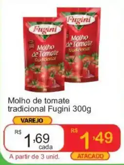 Giga Atacado molho de tomate tradicional fugini oferta