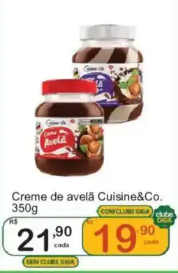 Giga Atacado Creme de avelã Cuisine&Co. oferta