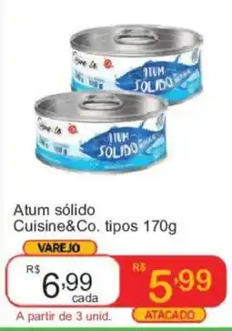 Giga Atacado Atum sólido Cuisine&Co. tipos oferta
