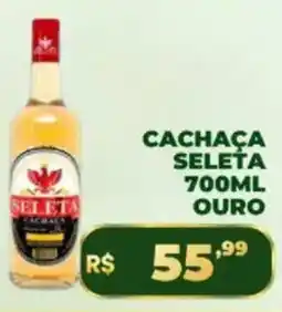 Supermercado Padrão Cachaça seleta ouro oferta