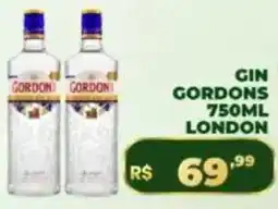 Supermercado Padrão gin gordons london oferta