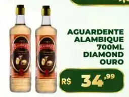 Supermercado Padrão Aguardente alambique diamond ouro oferta