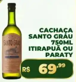 Supermercado Padrão Cachaça Santo Grau oferta