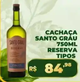 Supermercado Padrão Cachaça Santo Grau Reserva Tipos oferta