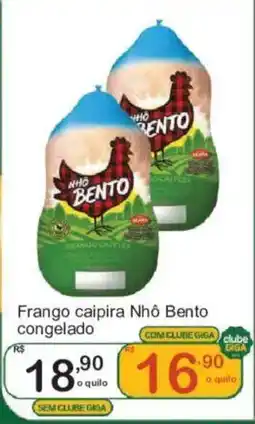 Giga Atacado Frango caipira nhô bento congelado oferta