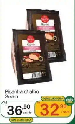 Giga Atacado Picanha c/ alho Seara oferta