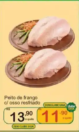 Giga Atacado Peito de frango c/ osso resfriado oferta