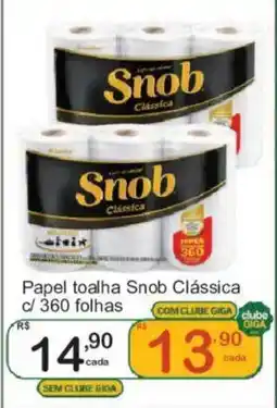 Giga Atacado Papel toalha Snob Clássica oferta