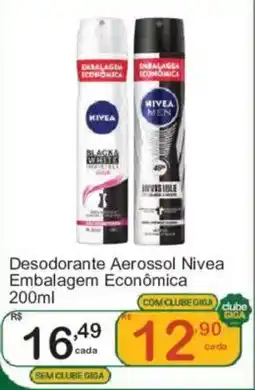 Giga Atacado Desodorante Aerossol Nivea Embalagem Econômica oferta