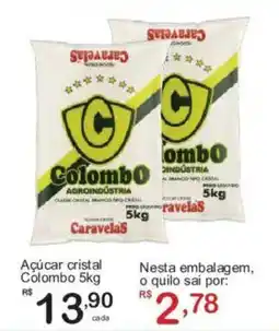 Giga Atacado Açúcar cristal Colombo oferta
