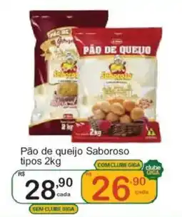 Giga Atacado Pão de queijo Saboroso oferta