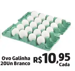 Abevê Supermercados Ovo Galinha 20Un Branco oferta