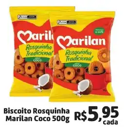 Abevê Supermercados Biscoito Rosquinha Marilan Coco oferta