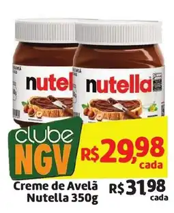 Abevê Supermercados Creme de Avelã Nutella oferta