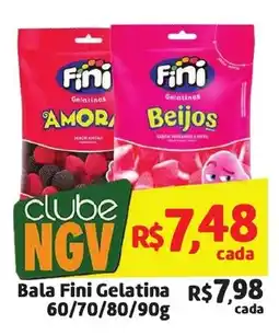 Abevê Supermercados Bala Fini Gelatina oferta