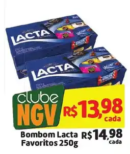 Abevê Supermercados Bombom lacta favoritos oferta