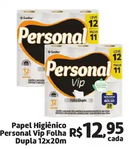 Abevê Supermercados Papel Higiênico Personal Vip Folha Dupla oferta