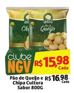 Abevê Supermercados Pão de Queijo e Chipa Cultura Sabor oferta