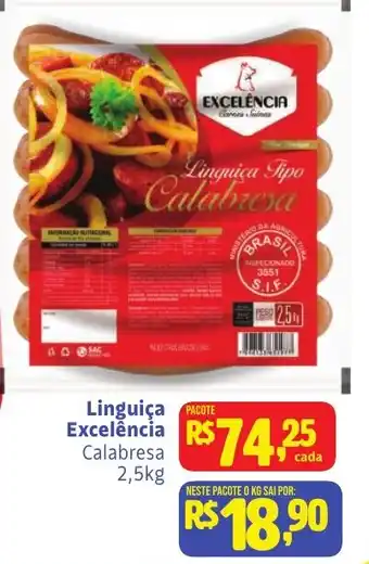 Linguiça Excelência Calabresa