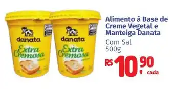 Alimento à Base de Creme Vegetal e Manteiga Danata