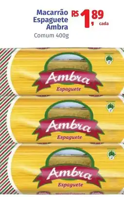 Camiño supermercados Macarrão Espaguete Ambra oferta