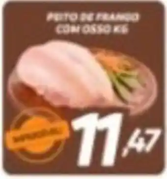 Peito de frango com osso kg