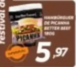 Chimar Supermercados Hambúrguer de picanha better beef oferta