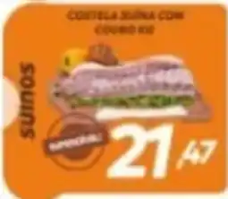 Chimar Supermercados Costela suína com couro kg oferta