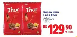 Camiño supermercados Ração para cães thor adultos oferta