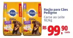 Camiño supermercados Ração para Cães Pedigree Carne ao Leite oferta