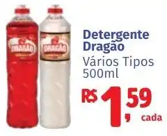 Camiño supermercados Detergente Dragão Vários Tipos oferta