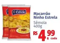 Camiño supermercados Macarrão Ninho Estrela Sêmola oferta