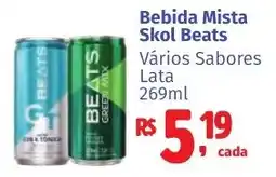 Camiño supermercados Bebida Mista Skol Beats oferta