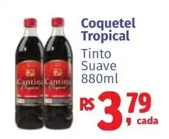 Camiño supermercados Coquetel Tropical Tinto Suave oferta