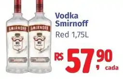 Camiño supermercados Vodka Smirnoff Red oferta
