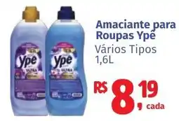 Camiño supermercados Amaciante para Roupas Ypé Vários Tipos oferta