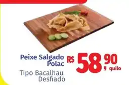 Camiño supermercados Peixe salgado polac tipo bacalhau desfiado oferta