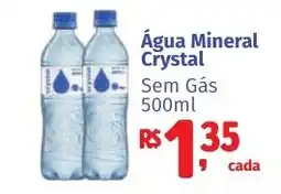 Camiño supermercados Água Mineral Crystal oferta