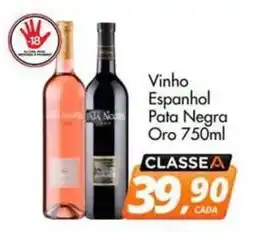 Delta Supermercados Vinho Espanhol Pata Negra Oro oferta