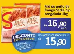 Paulistão Supermercados Filé de peito de frango Sadia Zip oferta
