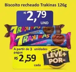 Paulistão Supermercados Biscoito recheado trakinhas oferta