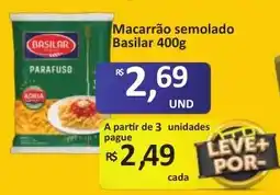 Paulistão Supermercados Macarrão semolado Basilar oferta