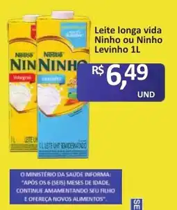 Paulistão Supermercados Leite longa vida Ninho ou Ninho Levinho 1l oferta