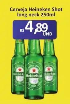 Paulistão Supermercados Cerveja Heineken Shot long neck oferta